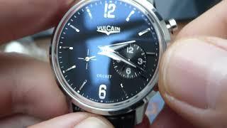 Vulcain Cricket 50s Presidents' Watch Steel Wrist Alarm - Armbandwecker