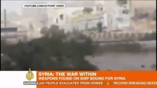 Lebanon siezes ship 'carrying weapons for Syria rebels'