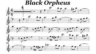 Black Orpheus Flute Violin Sheet Music Backing Track Play Along Partitura