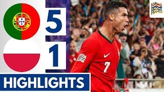 Portugal vs Poland (5-1) Extended HIGHLIGHTS || UEFA Nations League!