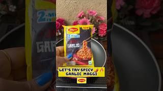  New Spicy Garlic Maggi Review ️ #foodreview#foodchallenge #trendingshorts#easyrecipe#foodshorts