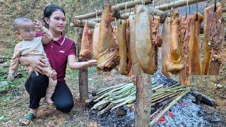 How to Make Smoked Pork, Pork Leg (Long-term Preservation) - Process, Cooking | Trieu Thi Thuy.