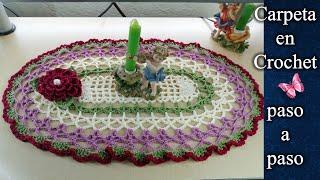 CARPETA en crochet PASO A PASO