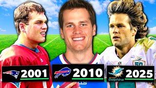 I Played the ENTIRE Career of TOM BRADY!