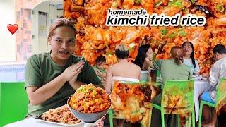 NAGLUTO AKO NG KIMCHI FRIED RICE! (NASARAPAN ANG MGA BAYUT!)