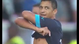 Thierry Henry a demandé le maillot d'Alexis Sanchez à la fin du match Aja - OM