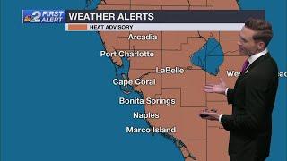 Heat advisory for all of Southwest Florida Thursday