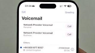 How To Activate or Deactivate Voicemail in iPhone iOS 18