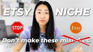 How to find your digital product NICHE on Etsy  don't make these beginner mistakes.