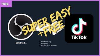 TikTok Streaming WITHOUT Stream-Key Made Easy! (How To)