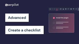 Getting Started With Userpilot - Step 11: How To Create An In-App Checklist