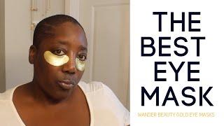 The Best Eye Masks! Wander Beauty Baggage Claim Gold Eye Masks