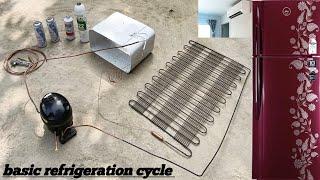 Refrigeration cycle in hindi a to z practical#fridge,ac,deep freezer all cooling system#azelectrical