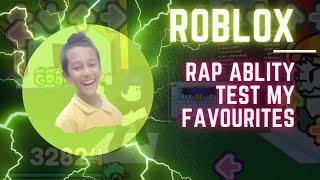 rap ablity test my favourites | super popo game saad