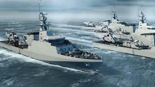 The Batch II OPVs built for the Royal Navy