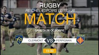 Rugby - Reichel Espoirs : ASM Clermont-USA Perpignan