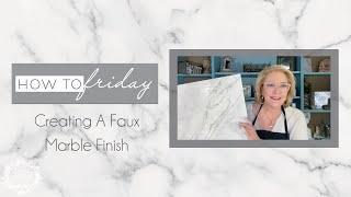 Creating Faux Marble With Paint! | Amy Howard At Home