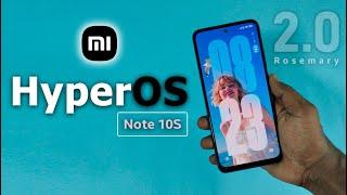 How To Install HyperOS 2 0 Redmi Note 10S | POCO M5S Rosemary - Secret | Dot SM