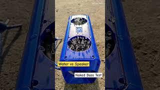 Water  vs Mz M415SP Portable Bluetooth Speaker Bass Test 