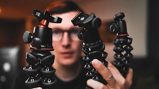 Joby GorillaPod 1K vs 3K Pro vs 5K