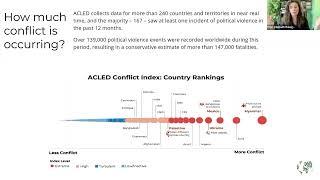 How much conflict is occurring? | ACLED Conflict Index Mid-Year Update 2023