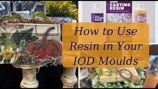 Amazing Casting Resin Tutorial | How to Use Resin | IOD 2023 | Iron Orchid Designs Moulds | Books