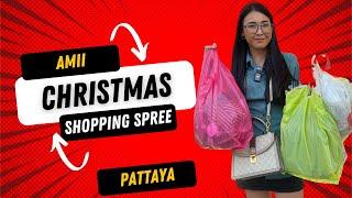 Christmas Shopping in Pattaya with 3000 Baht!