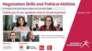 Negotiation Skills and Political Abilities: Fireside Chat with Shauna Clark