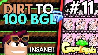 THIS LAZY PROFIT METHOD IS INSANE!!!OMG!! | Dirt To 100 BGLS #11 | GrowTopia 2025