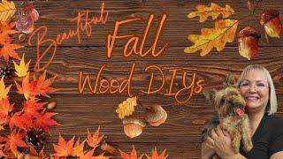 BEAUTIFUL WOOD FALL DIYs/WHAT WOOD YOU MAKE CHALLENGE