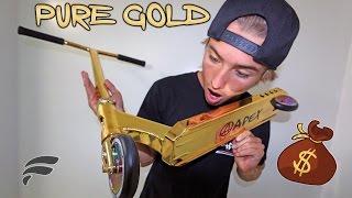 WORLDS MOST EXPENSIVE SCOOTER (PURE COLOR GOLD)