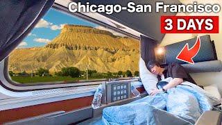 3 DAYS on America's Most Scenic Sleeper Train (Chicago→San Francisco) | Amtrak California Zephyr