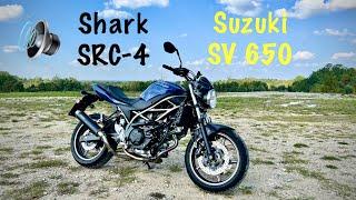 Shark SRC-4 an Suzuki SV650. Brachialer V2 Sound trotz Euro5? Auspuff Umbau & Test!