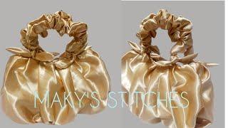 How to make this simple and stylish DIY satin bag