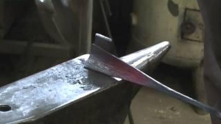 Schmieden vom Schuhlöffel  Forging Shoehorn