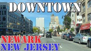 Newark - New Jersey - 4K Downtown Drive