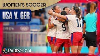 Sophia Smith leads USWNT to 1-0 extra time win vs. Germany in semis | Paris Olympics | NBC Sports