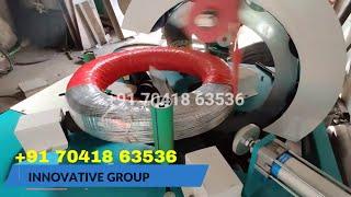 coil stretch wrapping machine | coil wrapping machine price | ss wire packing machine