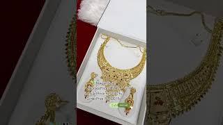  Booking No.9600116231New #combo Set One gram gold Jewellery #jewelry #necklace #haaram