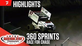 Race For Chase Double Features | 360 Sprints at Merced Speedway 11/24/24 | Highlights