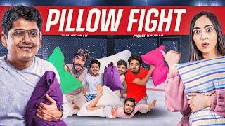 THE ULTIMATE S8UL PILLOW FIGHT IN UFC RING !!