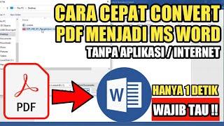 how to convert pdf to word