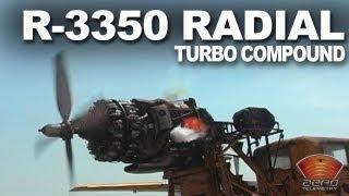 Wright R-3350 18 Cylinder Radial Engine, Turbo Compound