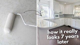 Painted Laminate Countertops: How they really look 7 years later