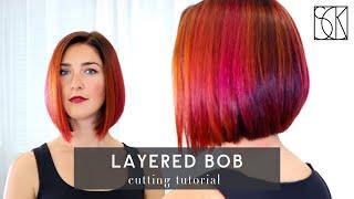 LAYERED BOB HAIRCUT TUTORIAL by SCK