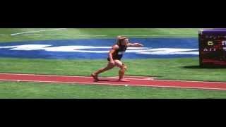 Allison Reaser Heptathlon Long Jump NCAA DI Outdoor T&F Champs 2013