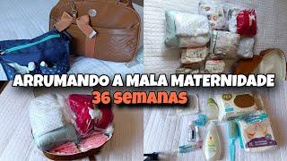 ORGANIZANDO A MALA MATERNIDADE DO BEBÊ PELO SUS|36 SEMANAS DE GESTAÇÃO #gravidez #gestante