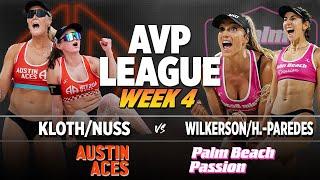 Kloth/Nuss vs Wilkerson/Humana-Paredes | Austin Aces vs Palm Beach Passion AVP LEAGUE WEEK 4