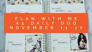 Plan With Me | A5 Daily Duo | November 11-17