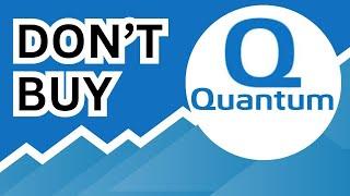 DON'T BUY Quantum Stock (Until You Watch This Analysis) #QMCO